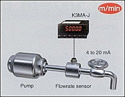 K3MA App06 flowrate K3MA J đo dòng/áp DC